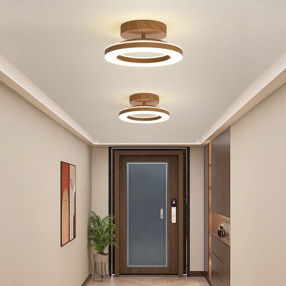 Acrylic Round LED Ceiling Light For Hallway Entrance 