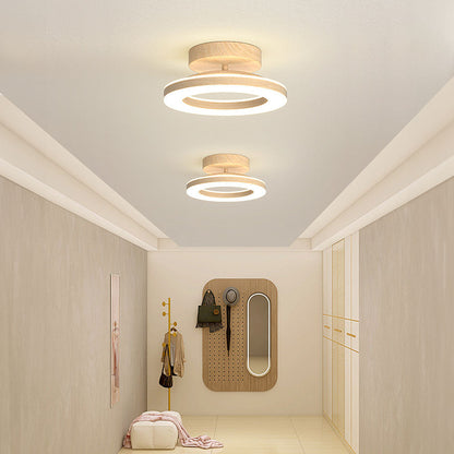 Acrylic Round LED Ceiling Light For Hallway Entrance 