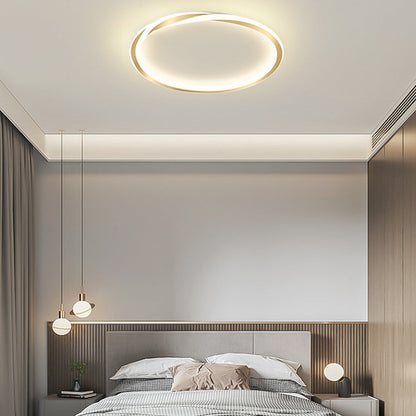 Minimalist round LED bedroom ceiling light