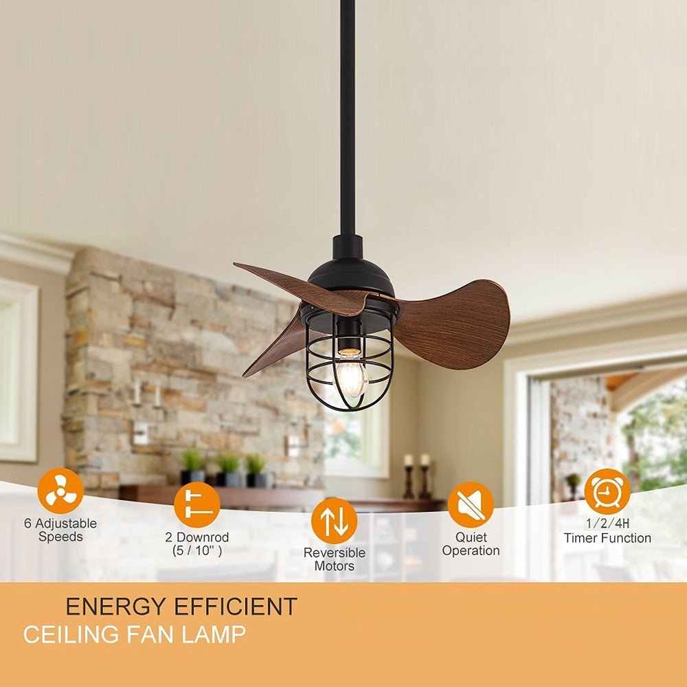 Cute Contemporary Ceiling Fans Dark Walnut Wood With Lights