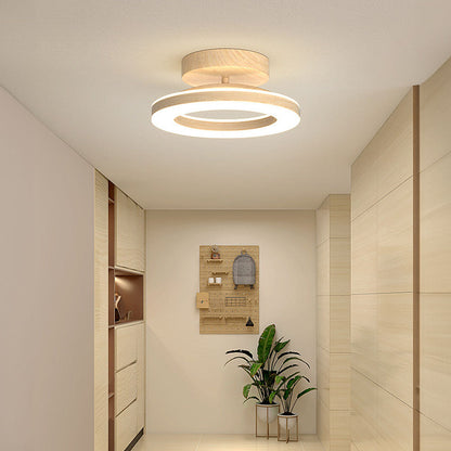 Acrylic Round LED Ceiling Light For Hallway Entrance 