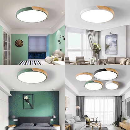 Colorful Simple LED Round Ceiling Lights 