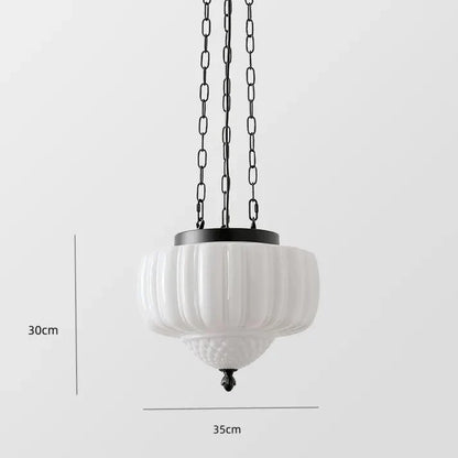 Modern white minimalist pendant lamp