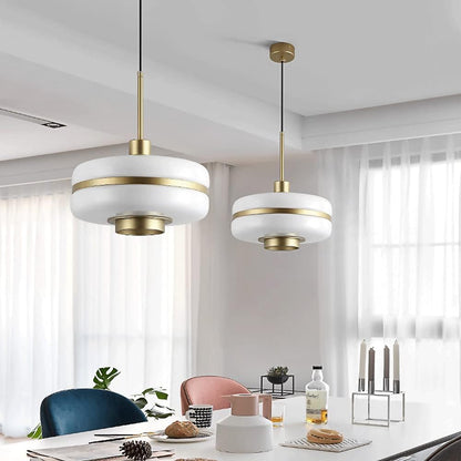 Scandinavian luxury glass pendant lamp