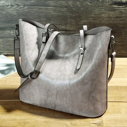 NICOLE™ | VINTAGE LEATHER SHOULDER BAG