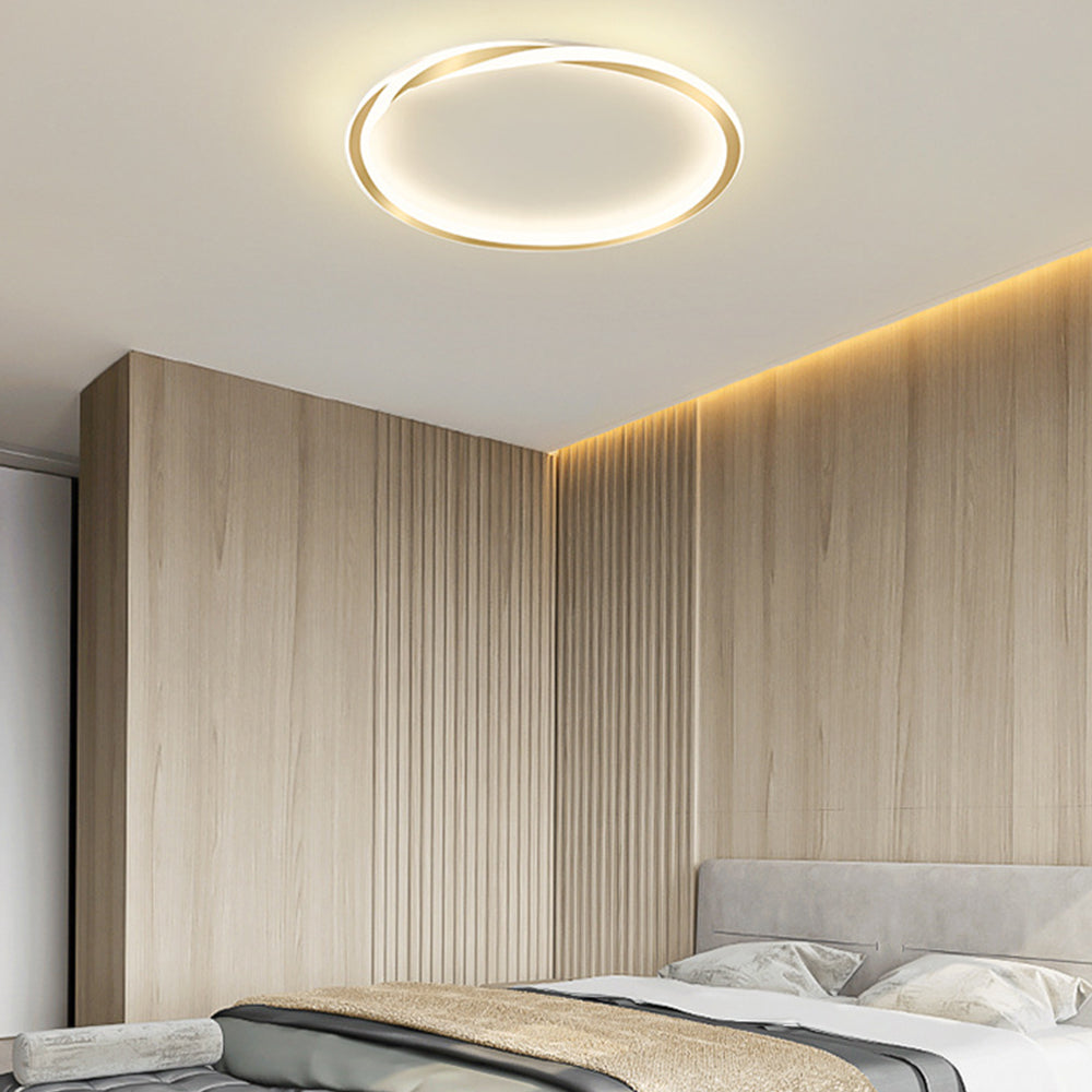 Minimalist round LED bedroom ceiling light