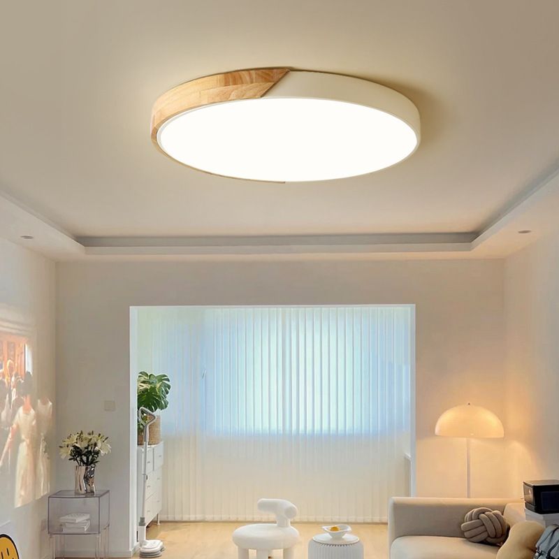 Colorful Simple LED Round Ceiling Lights 