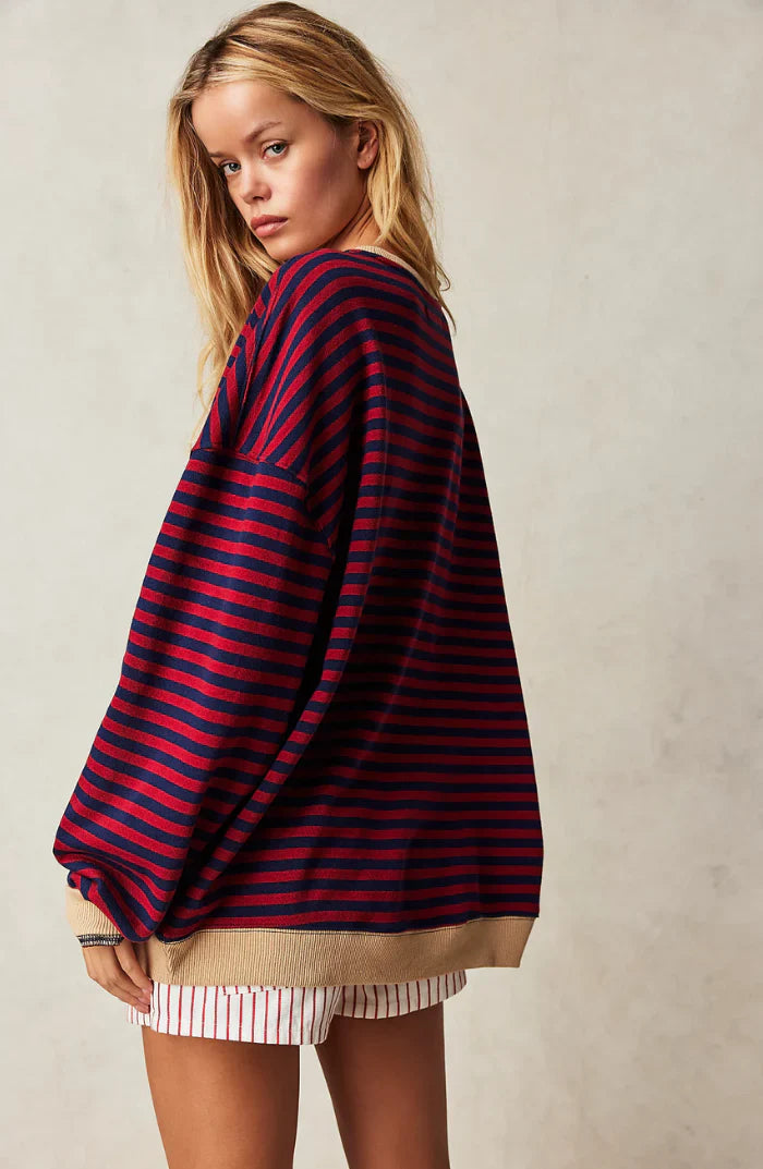 MANA™ | STRIPED OVERSIZED SWEATER