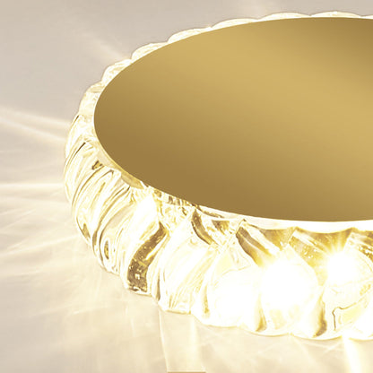 Golden Hall Crystal LED Ceiling Lamps