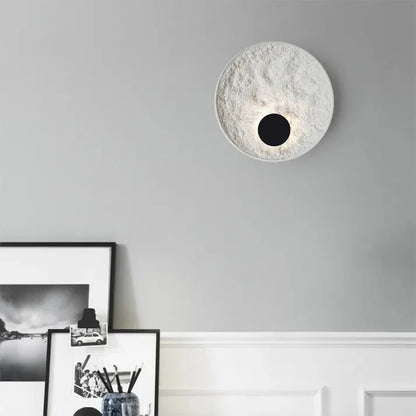 Round Moon Globe Wall Lamp