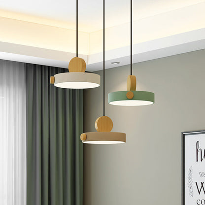 Wooden LED Pendant Lamp