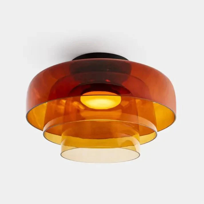 Scandinavian Designer Creative Personality Medieval Glass Ceiling Lamp