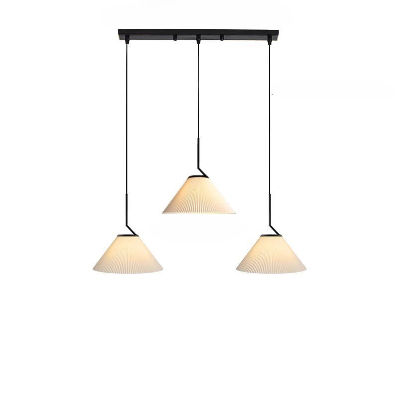 Noridic pleated cream pendant lamp