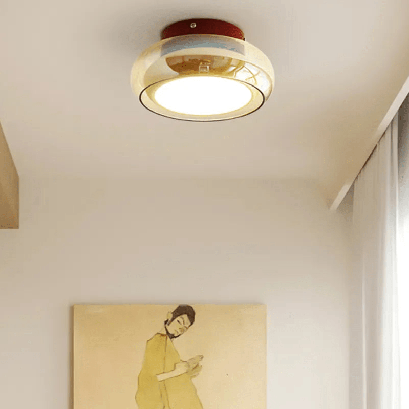 Vintage small acrylic LED ceiling lamp 