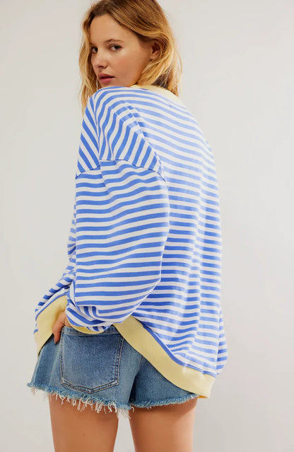 MANA™ | STRIPED OVERSIZED SWEATER