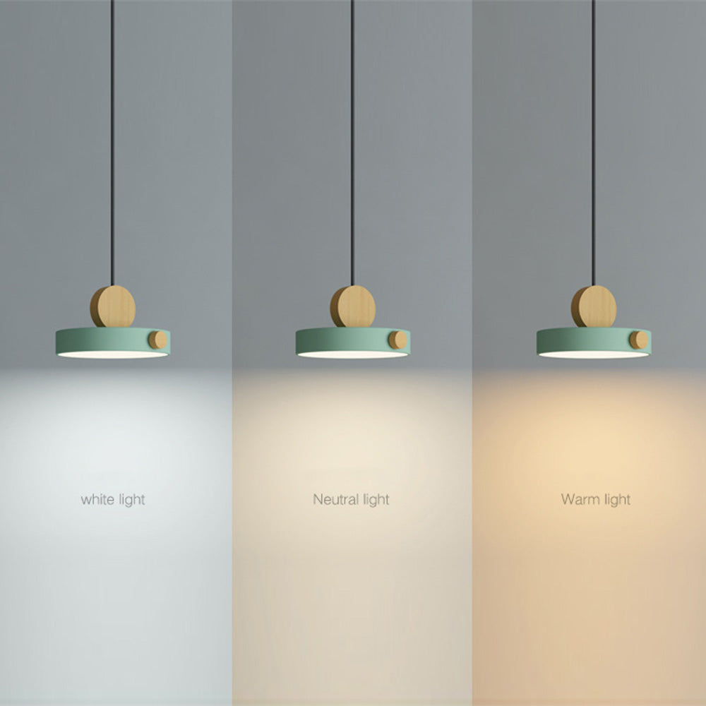 Wooden LED Pendant Lamp