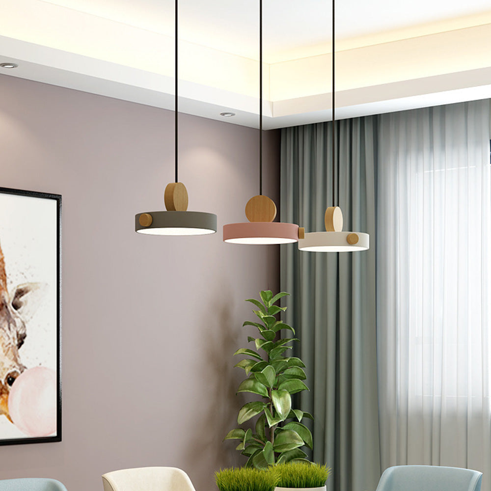 Wooden LED Pendant Lamp