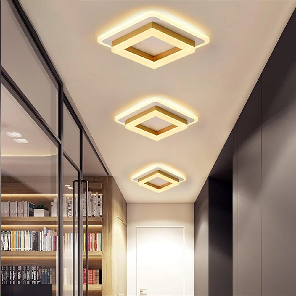 Square Hall LED Ceiling Light