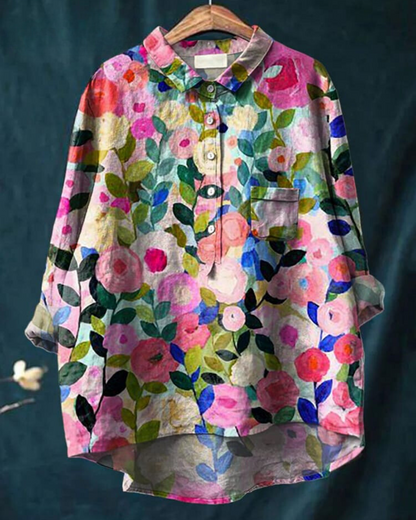 DONNA™ | FLORAL PRINT BLOUSE