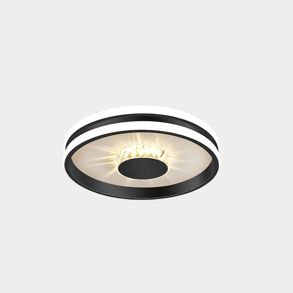 Golden Hall Crystal LED Ceiling Lamps