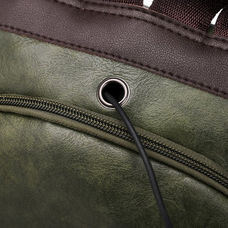 MARIA™ | ATMOSPHERIC AND VERSATILE LEATHER BACKPACK WITH LARGE CAPACITY