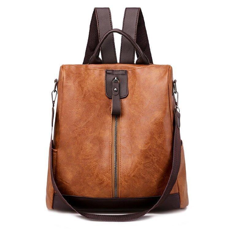 MARIA™ | ATMOSPHERIC AND VERSATILE LEATHER BACKPACK WITH LARGE CAPACITY