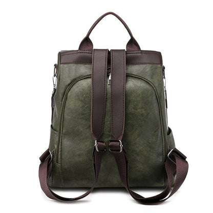 MARIA™ | ATMOSPHERIC AND VERSATILE LEATHER BACKPACK WITH LARGE CAPACITY