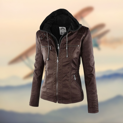 KAROLINA™ | ELEGANT AND UNIQUE LEATHER JACKET