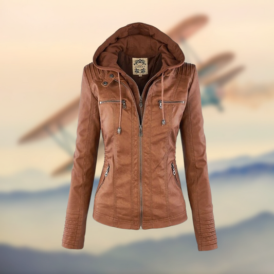 KAROLINA™ | ELEGANT AND UNIQUE LEATHER JACKET