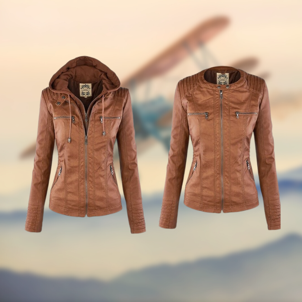 KAROLINA™ | ELEGANT AND UNIQUE LEATHER JACKET