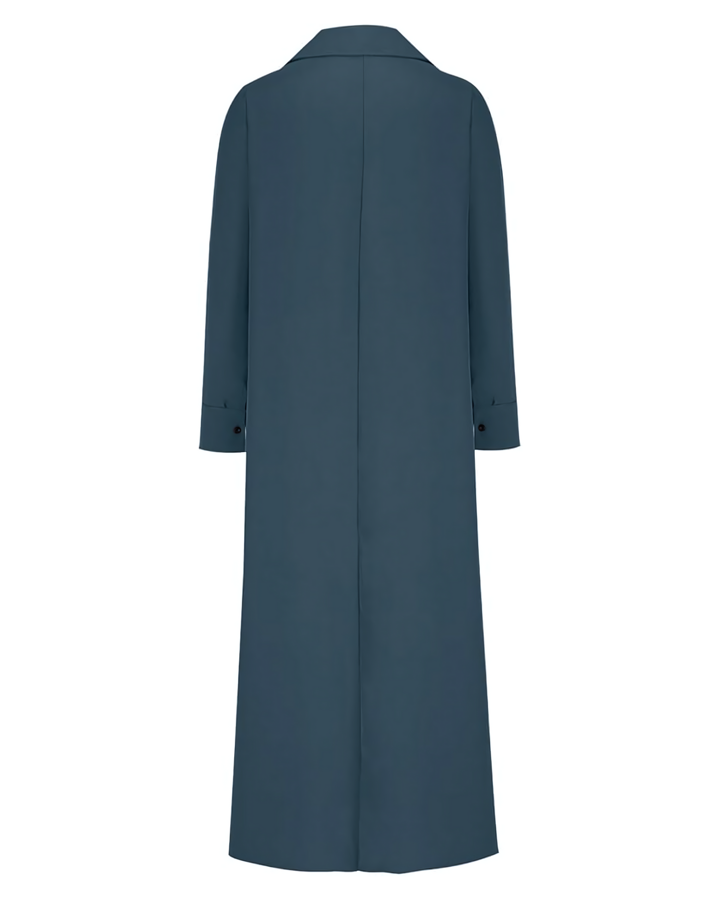 EVA™ | LONG LOOSE DRESS WITH LAPEL AND SIDE SPLIT