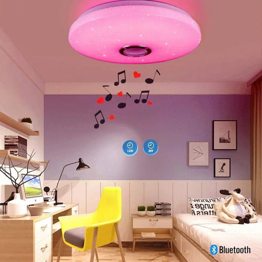 Ceiling lamp with speaker