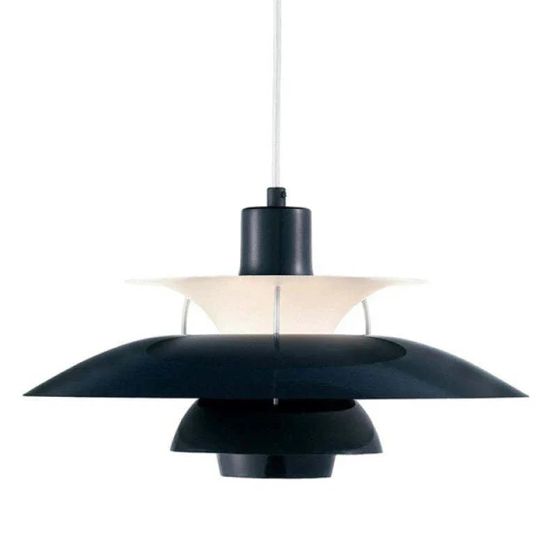 Morandi Modern LED pendant lamp with shade