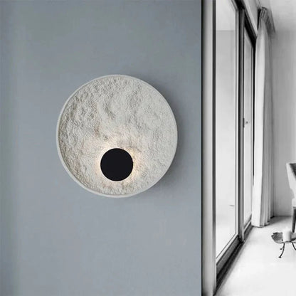 Round Moon Globe Wall Lamp