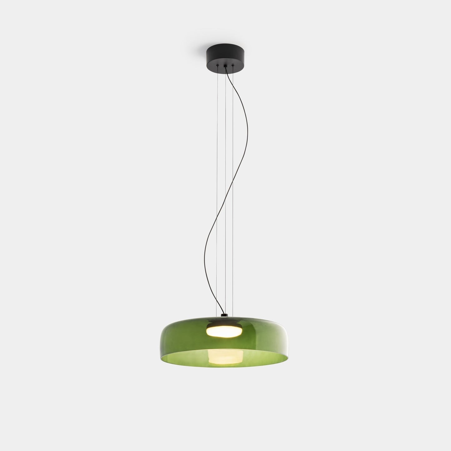 Norwegian glass pendant lamp