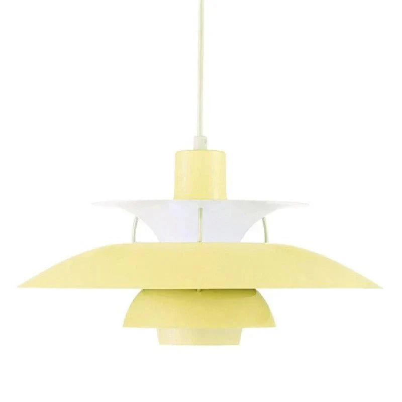 Morandi Modern LED pendant lamp with shade