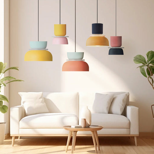 Dulcy Color Block Scandinavian Pendant Lamp