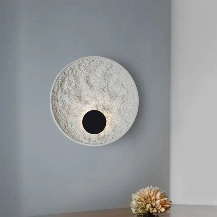 Round Moon Globe Wall Lamp