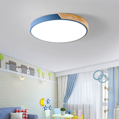 Colorful Simple LED Round Ceiling Lights 