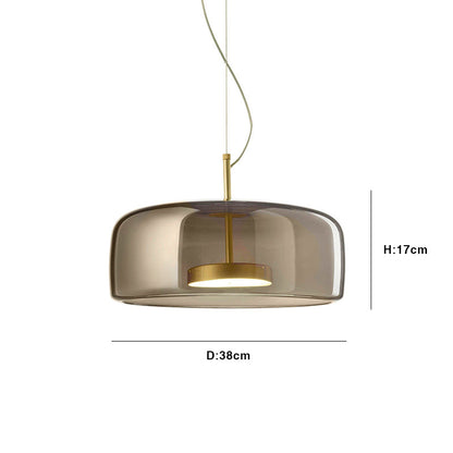 Hotel glazen hanglamp