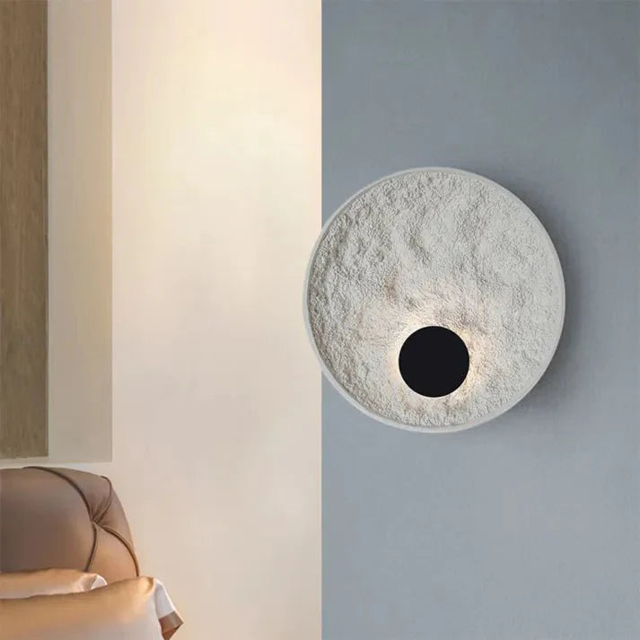 Round Moon Globe Wall Lamp