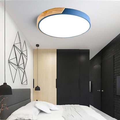 Colorful Simple LED Round Ceiling Lights 