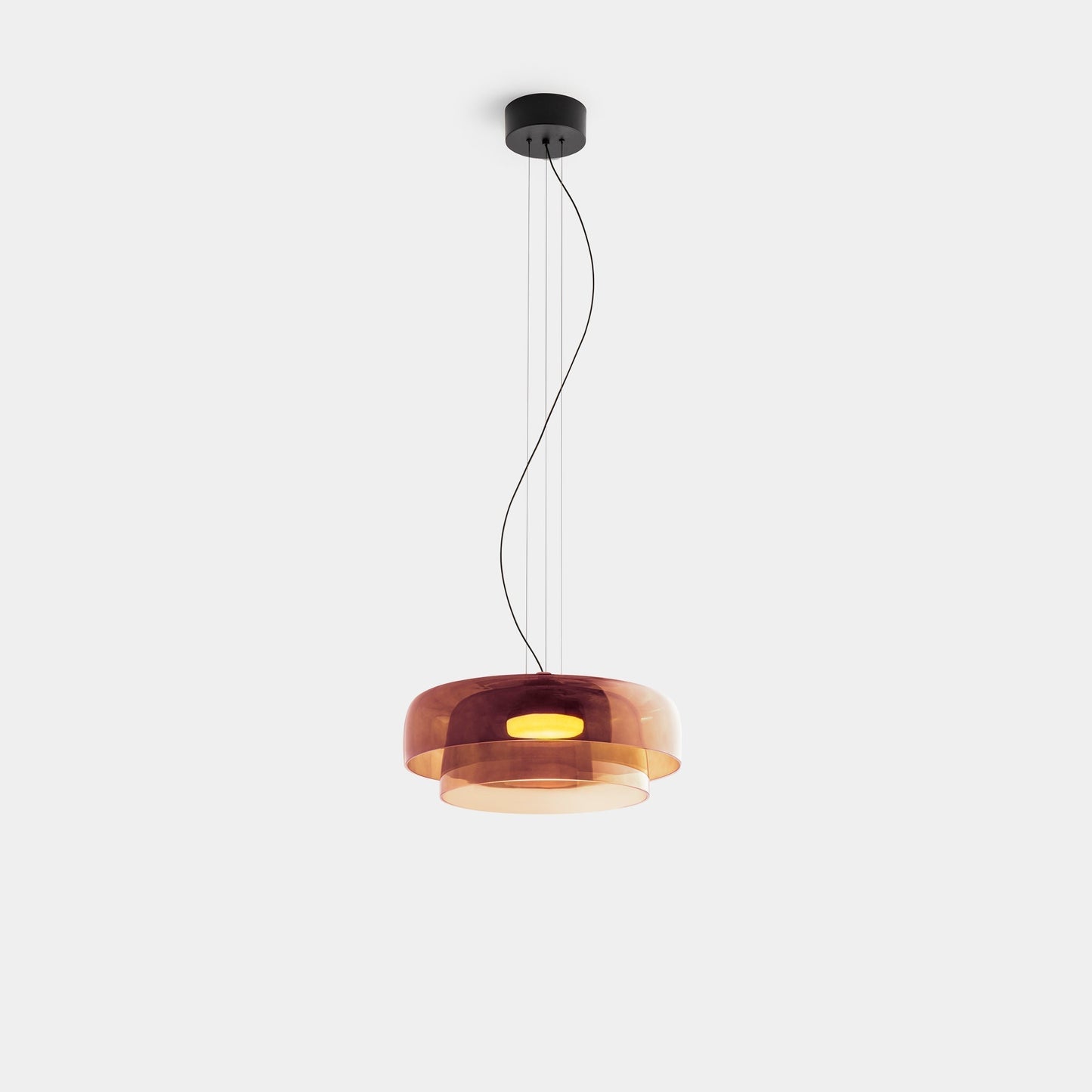 Norwegian glass pendant lamp