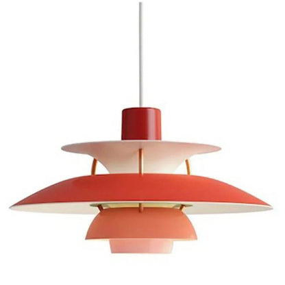 Morandi Modern LED pendant lamp with shade