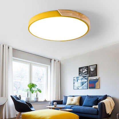 Colorful Simple LED Round Ceiling Lights 