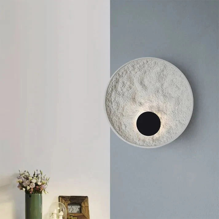 Round Moon Globe Wall Lamp