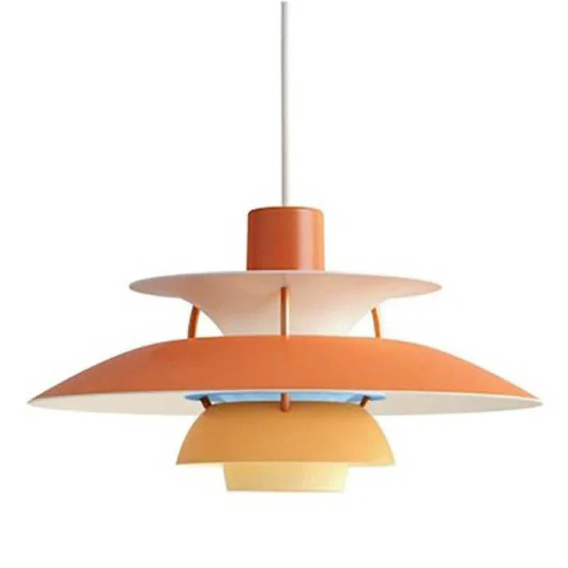 Morandi Modern LED pendant lamp with shade