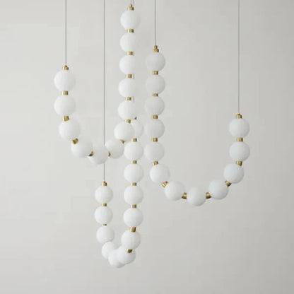 Luxe Witte Ketting Kroonluchter