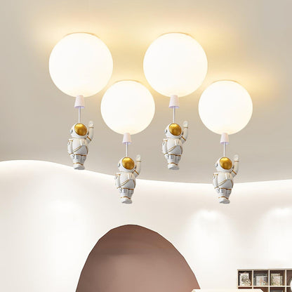 Fateh Modern Moon/Astronaut LED Ceiling Lamp