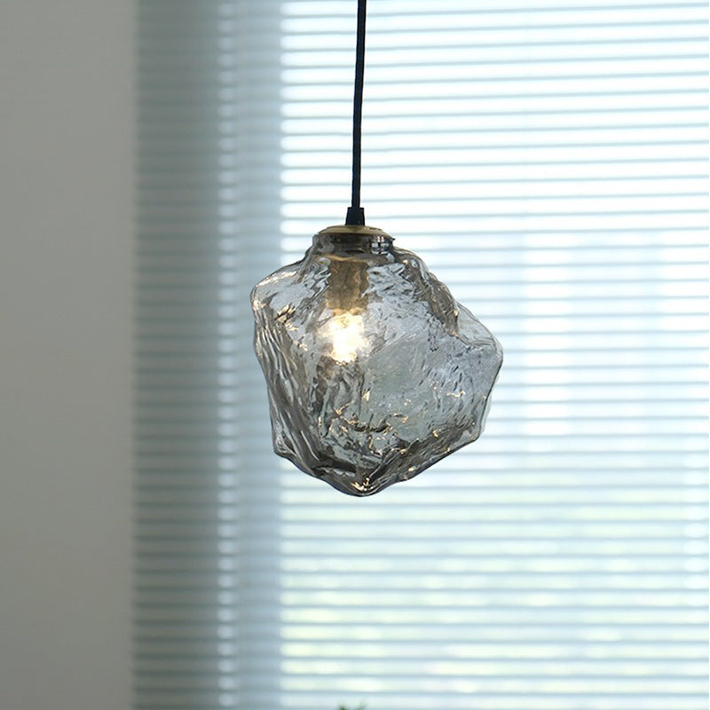 Lava glass pendant lamp 